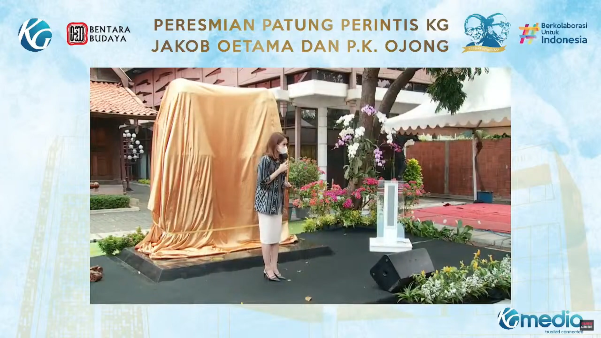 PERESMIAN PATUNG PERINTIS KG