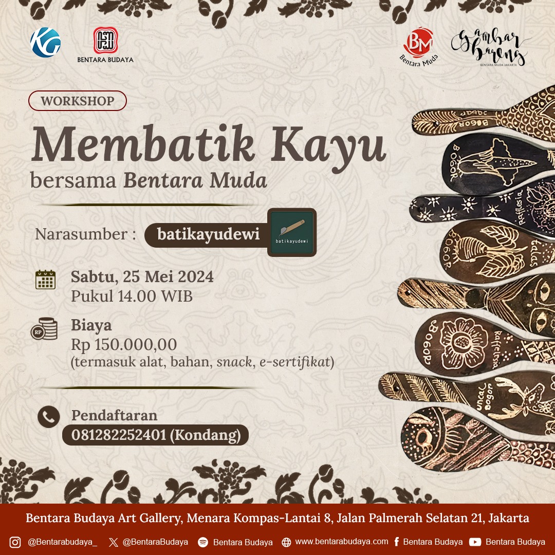Workshop Membatik Di Atas Kayu